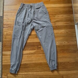 Figs Light Gray Jogger Technical Scrubs